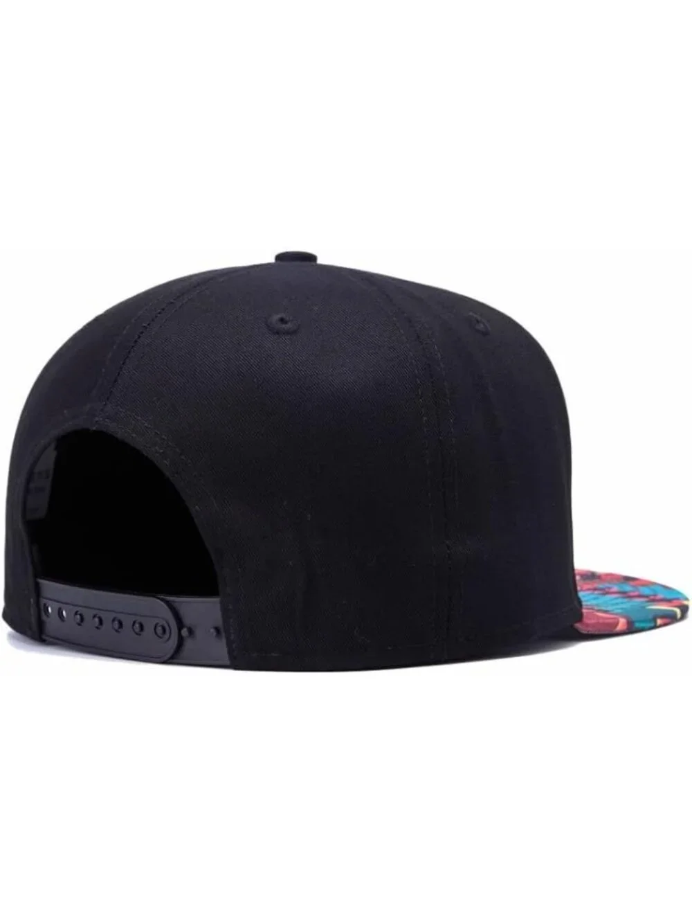 Unisex Light Wave Snapback Hat Hip Hop Style Colorful Adjustable Baseball Cap